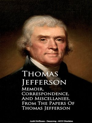 cover image of Memoir, Correspondence and Miscellanies